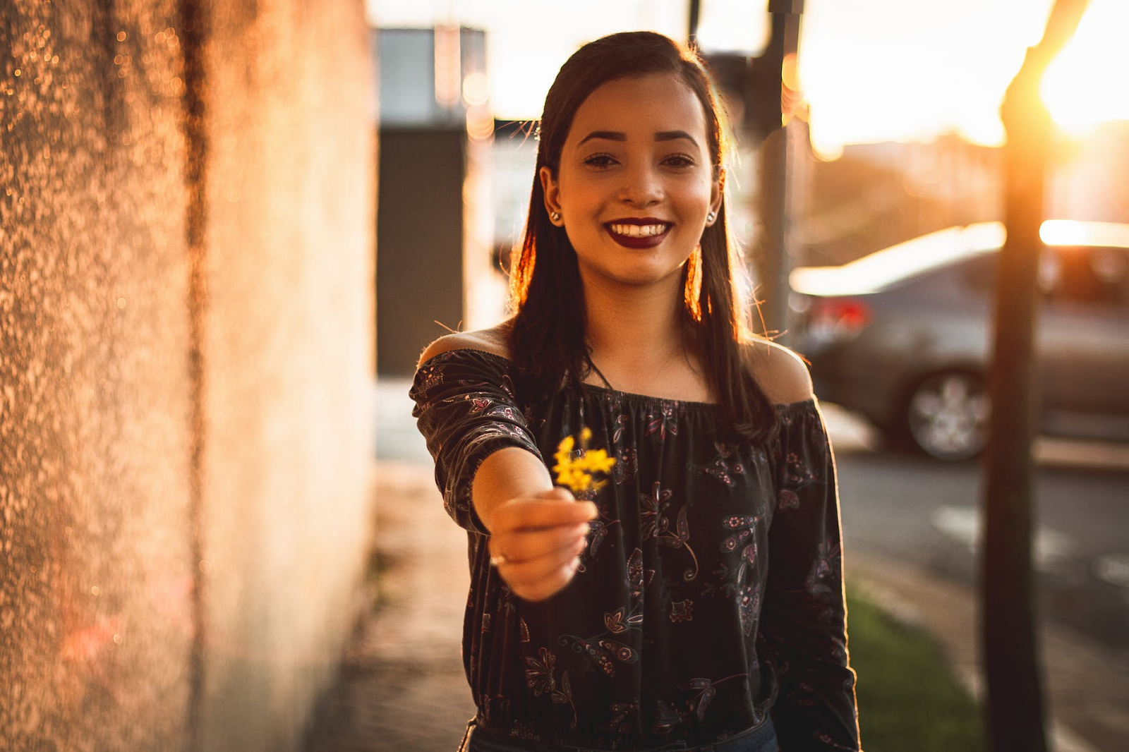 smiling Puerto Rican girl