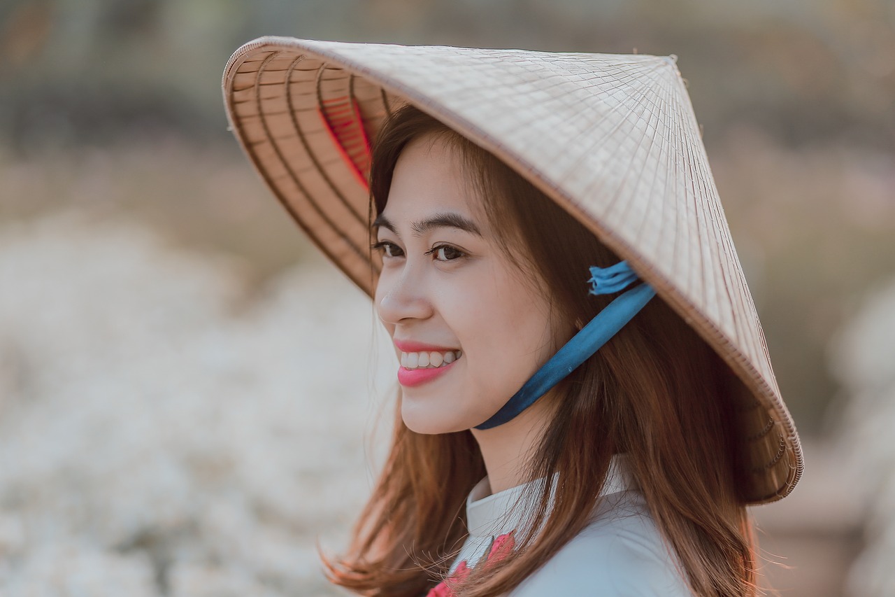 smiling Vietnamese girl