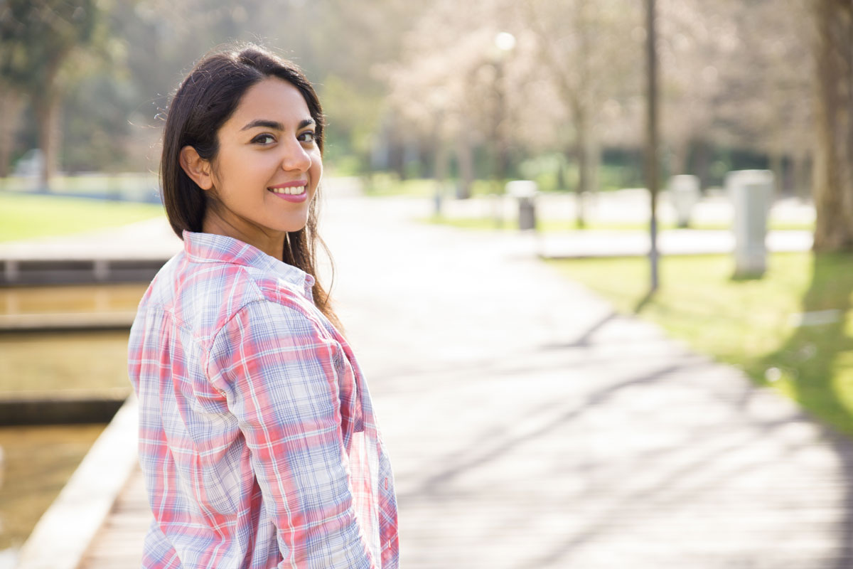 young Peruvian woman
